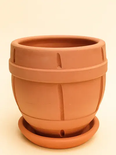 Terracota Doğal Saksı Ø14cm -  Saksilar - Lalezar Botanik